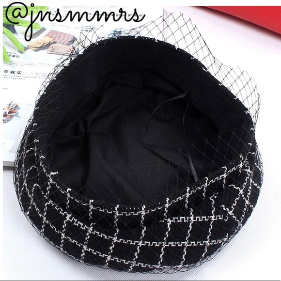 Classic Tweed Tartan Beret British Retro Artist Beanie Hat - Picture 7 of 7